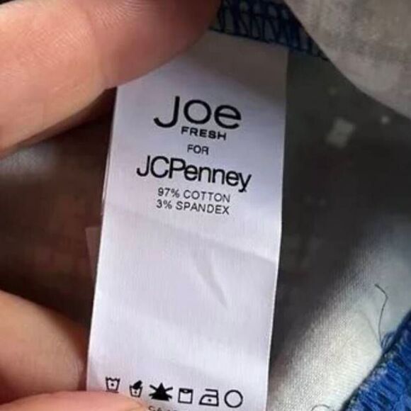 Joe Fresh Fit & Flare Sheath Midi Knee Length Blue White Black Women Dresses Siz - Picture 13 of 14